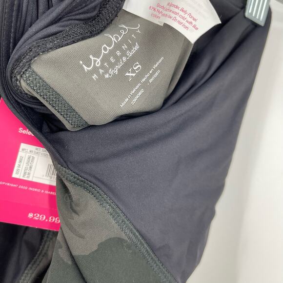 Isabel Maternity Crossover Panel Camo Leggings Women's Size XS Maternity NWT - Picture 7 of 9